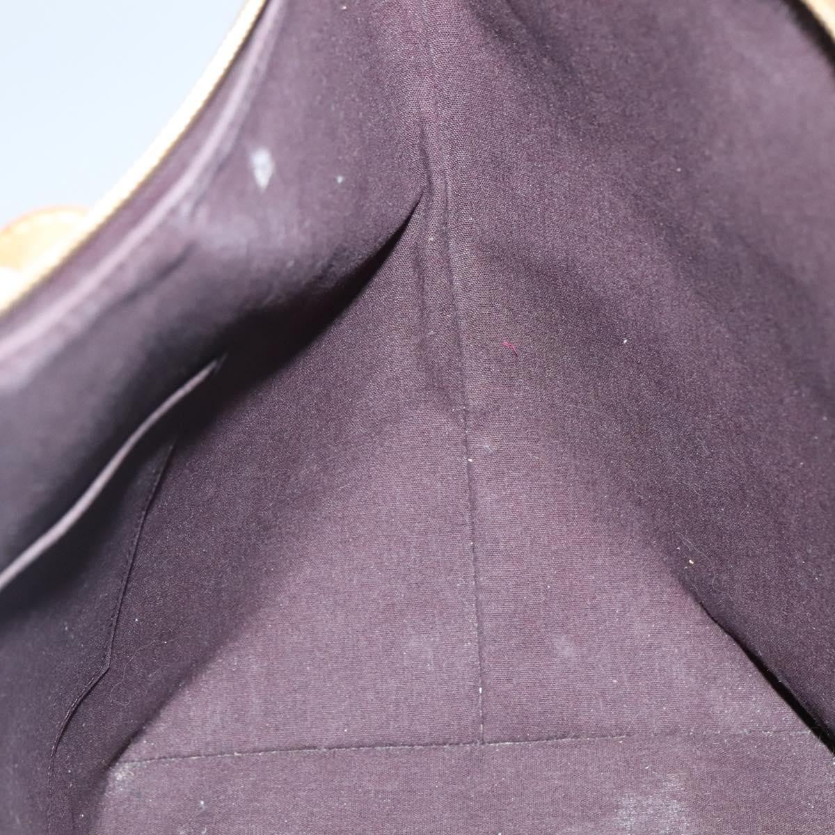 Louis Vuitton Bellevue Handbag Monogram Vernis, BURGUNDY, PATENT_LEATHER, Tote bag