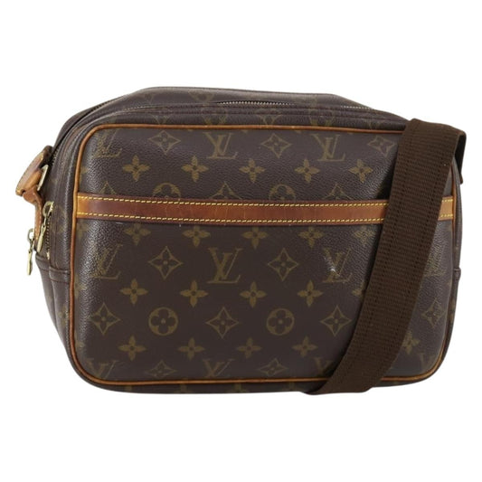 Louis Vuitton Reporter Bag Monogram Canvas, BROWN, CANVAS, Shoulder bag
