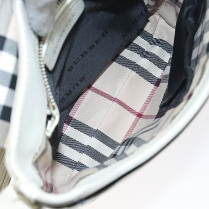 Burberry Flap Shoulder Bag Leather, WHITE, LEATHER, Shoulder bag