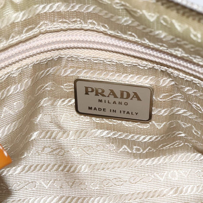 Prada Vintage Handbag Tessuto, BEIGE, NYLON, Handbag