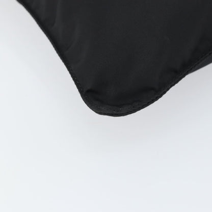 Prada Front Pocket Messenger Bag Tessuto, BLACK, NYLON, Shoulder bag