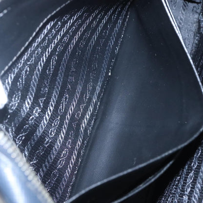 Prada Zip Pochette Saffiano Leather, NAVY, LEATHER, Clutche & pouche