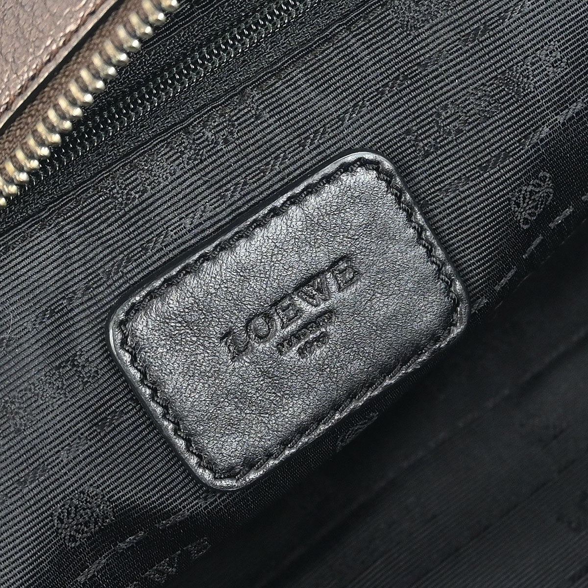 Loewe Amazona Bag Leather, BROWN, LEATHER, Handbag