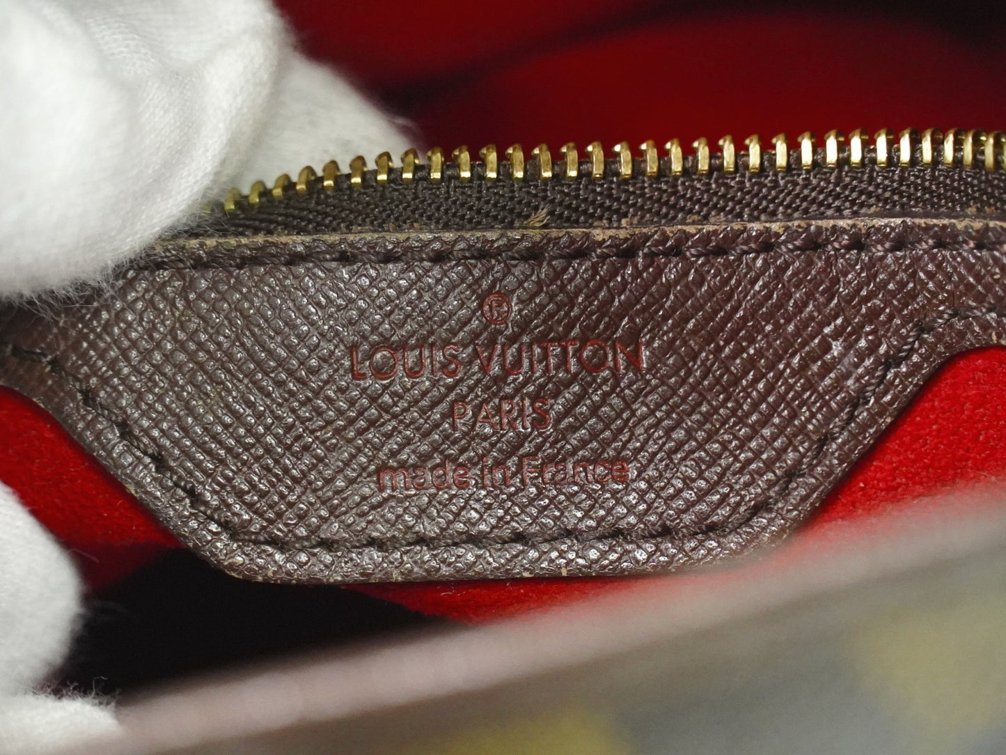 Louis Vuitton Marais Damier, BROWN, CANVAS, Tote bag