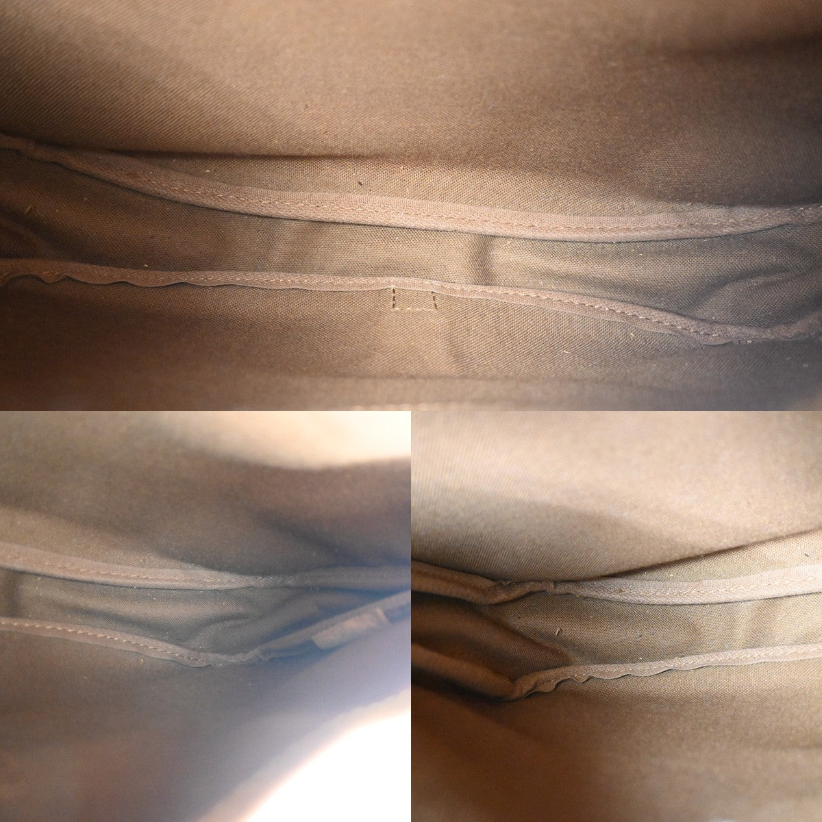 Louis Vuitton Saumur Handbag Monogram Canvas, BROWN, CANVAS, Shoulder bag