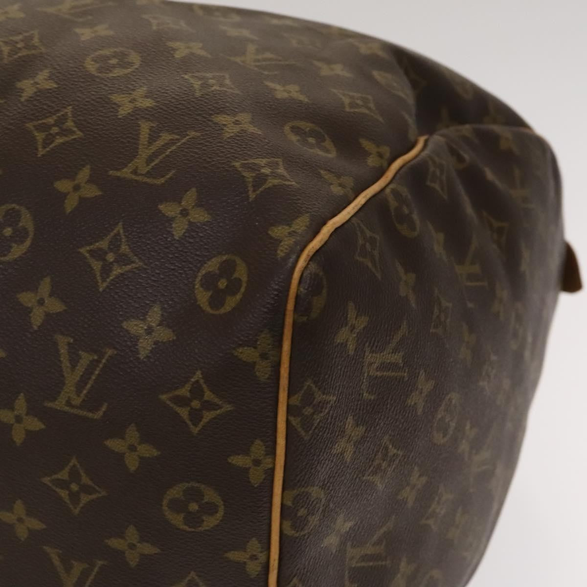 Louis Vuitton Keepall Bag Monogram Canvas, BROWN, CANVAS, Travel bag