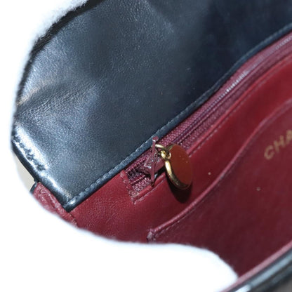 Chanel Mademoiselle Vintage Flap Bag Lambskin, BLACK, LEATHER, Handbag