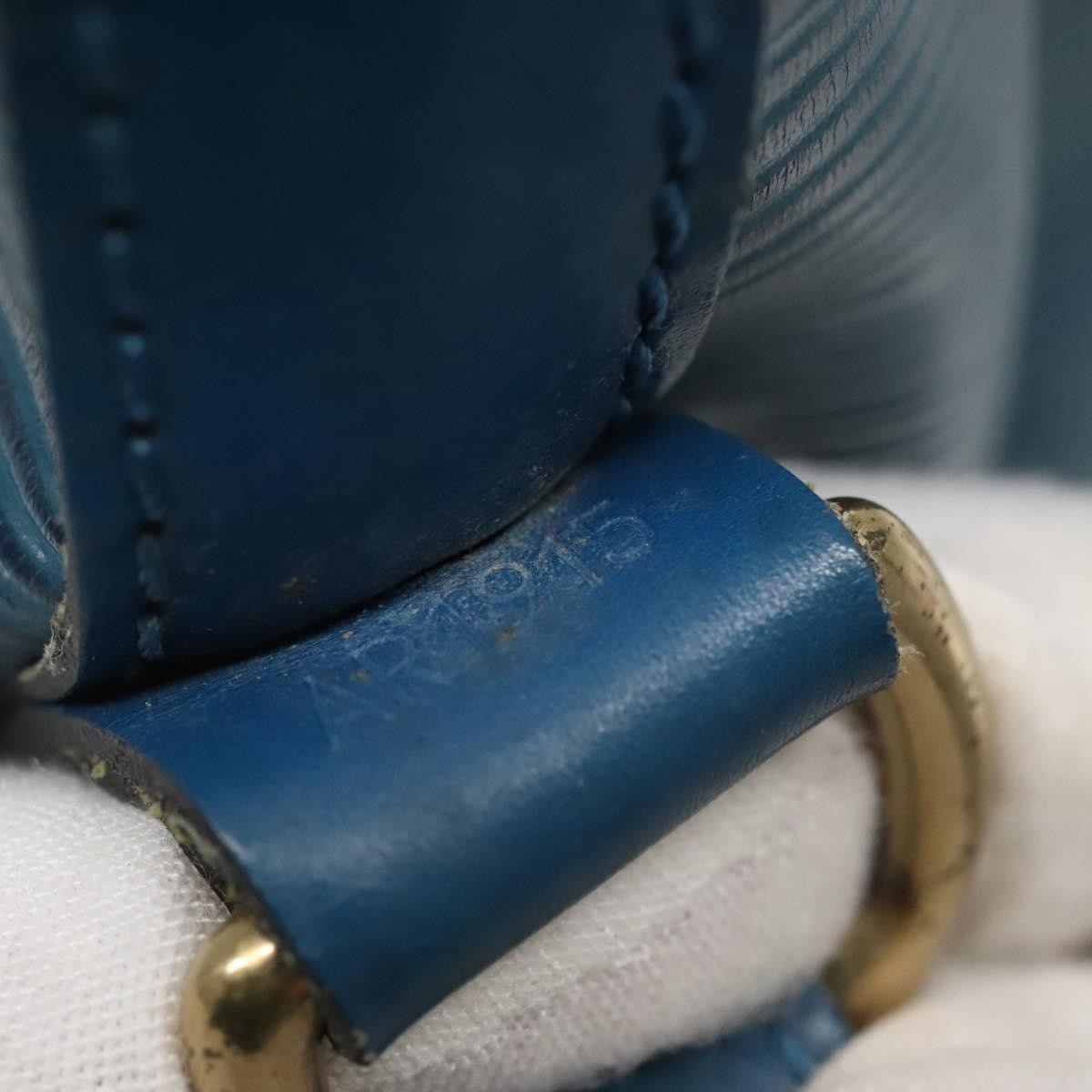 Louis Vuitton Noe Handbag Epi leather, BLUE, LEATHER, Handbag