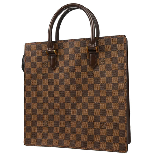 Louis Vuitton Venice Sac Plat Bag Damier, BROWN, CANVAS, Tote bag