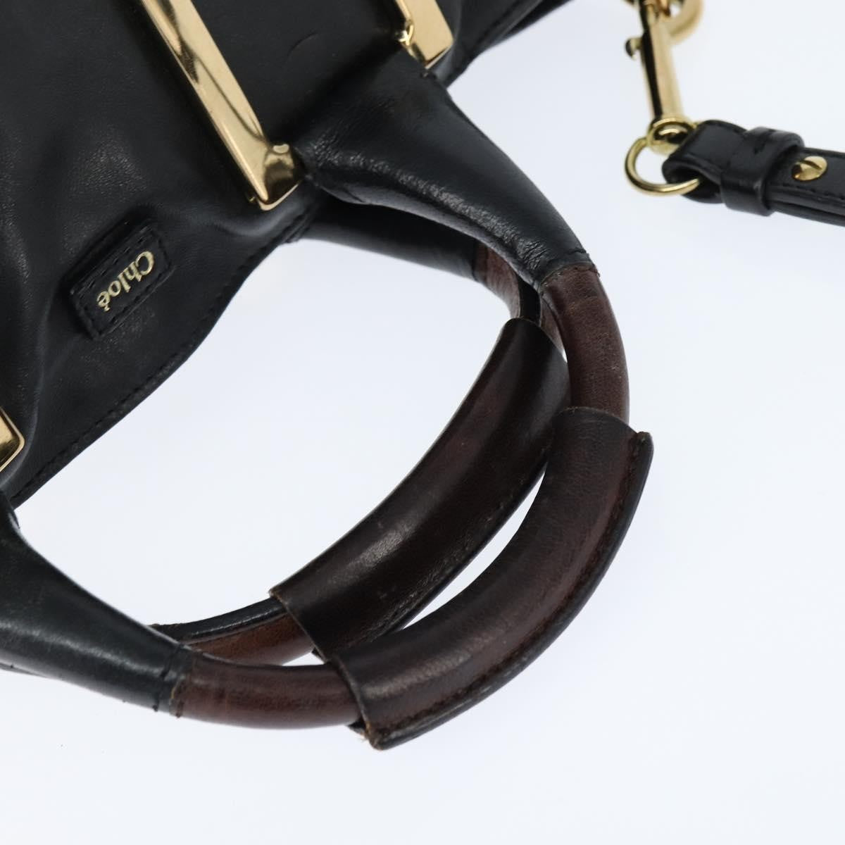 Chloe Ethel Tote Leather, BLACK, LEATHER, Tote bag