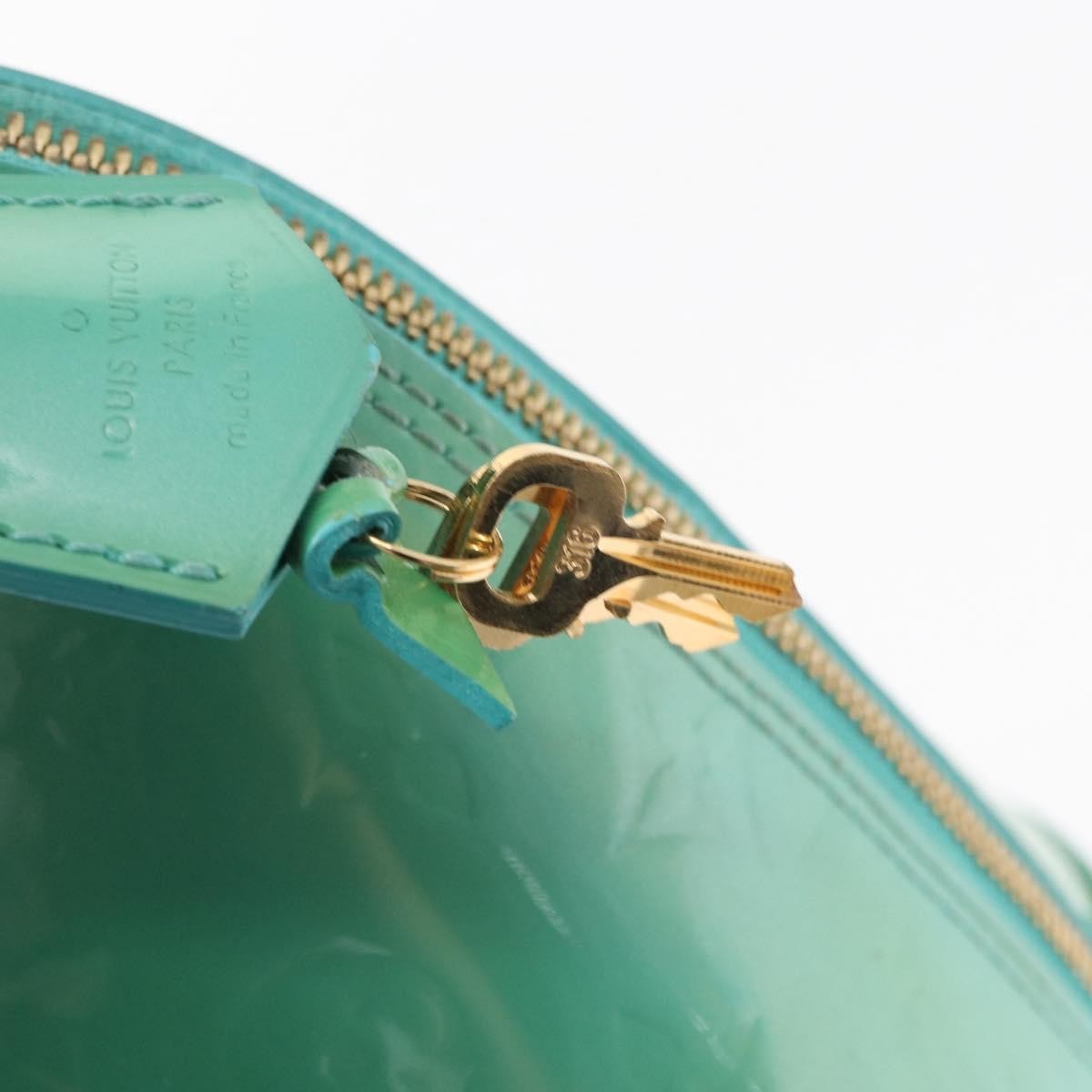 Louis Vuitton Alma Handbag Patent Leather, BLUE, PATENT_LEATHER, Handbag