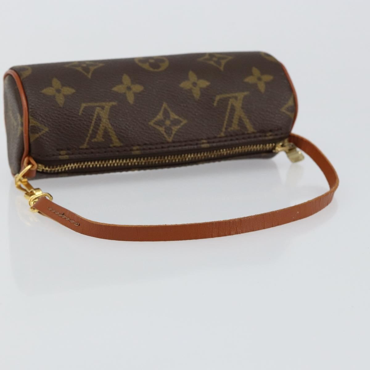 Louis Vuitton Papillon Pochette Monogram Canvas, BROWN, CANVAS, Handbag