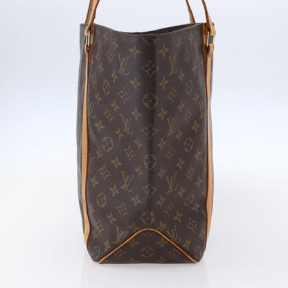 Louis Vuitton Shopping Sac Handbag Monogram Canvas, BROWN, CANVAS, Tote bag