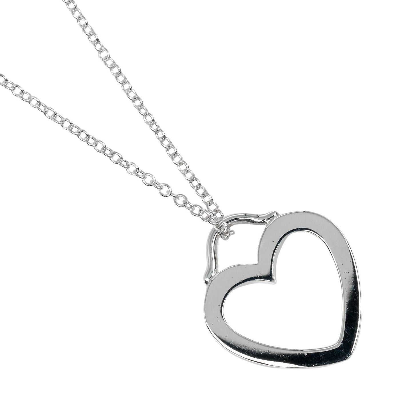 Tiffany & Co. Sentimental Heart Necklace Silver 925, SILVER, SILVER, Necklace