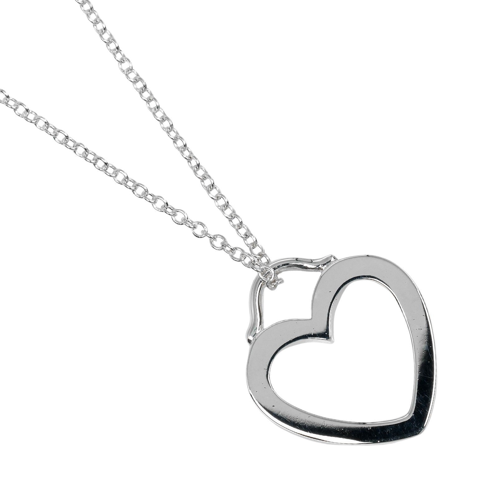 Tiffany & Co. Sentimental Heart Necklace Silver 925, SILVER, SILVER, Necklace