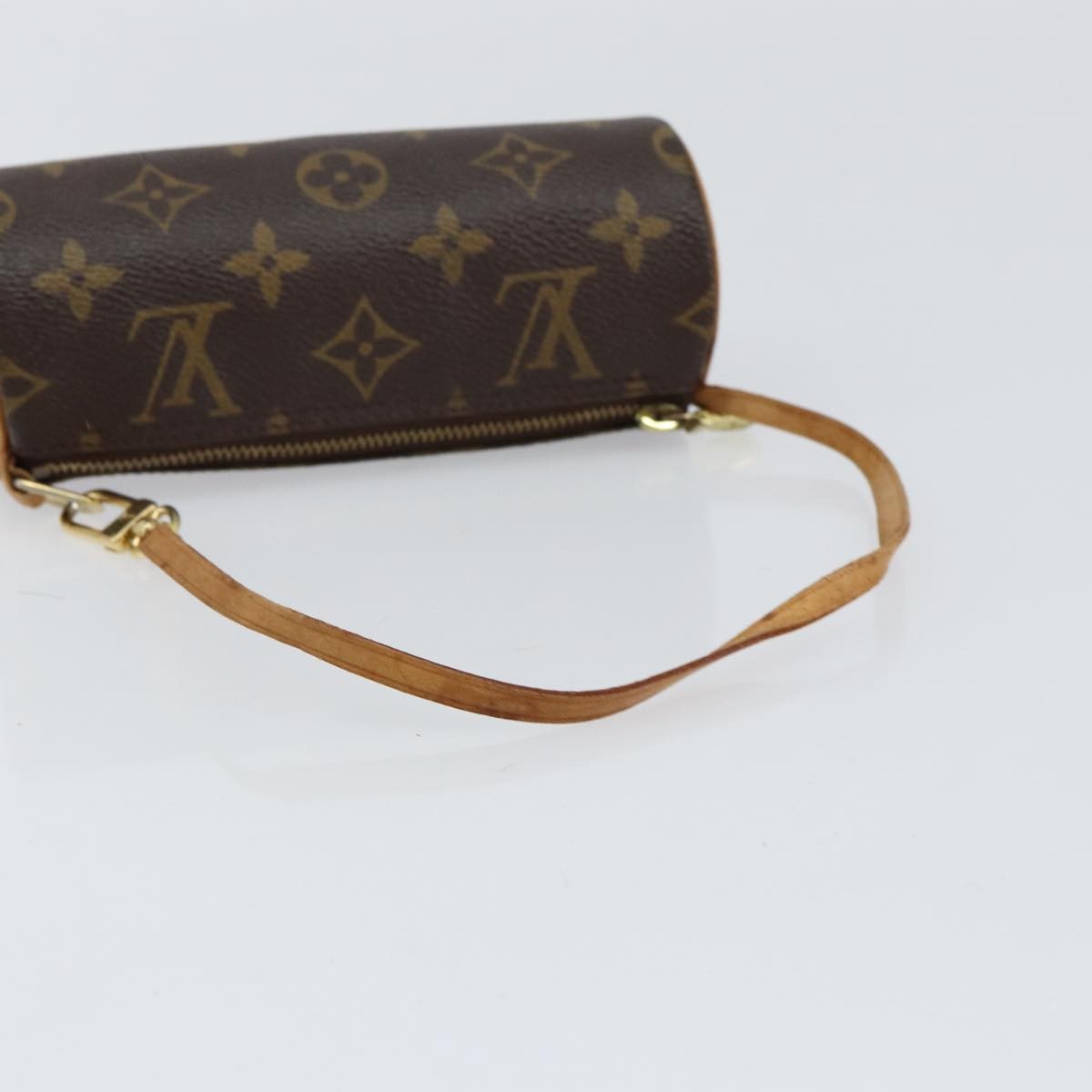 Louis Vuitton Papillon Pochette Monogram Canvas, BROWN, CANVAS, Clutche & pouche