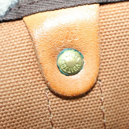Louis Vuitton Keepall Bag Monogram Canvas, BROWN, CANVAS, Travel bag