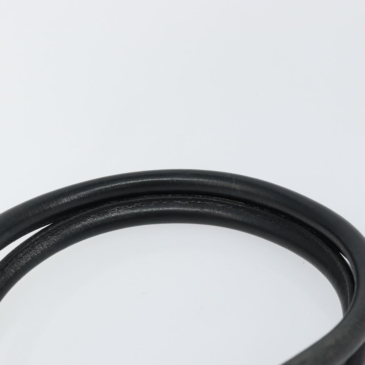 Loewe Anagram handbag Leather, BLACK, LEATHER, Handbag