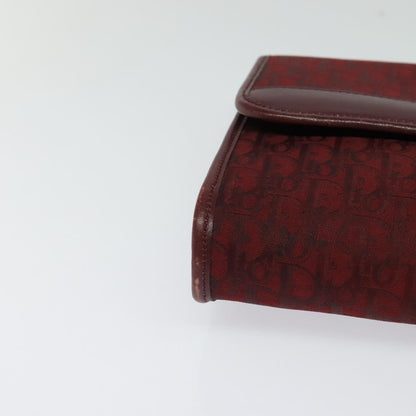 Christian Dior Vintage Trotteur Chain shoulder bag Canvas, RED, CANVAS, Shoulder bag