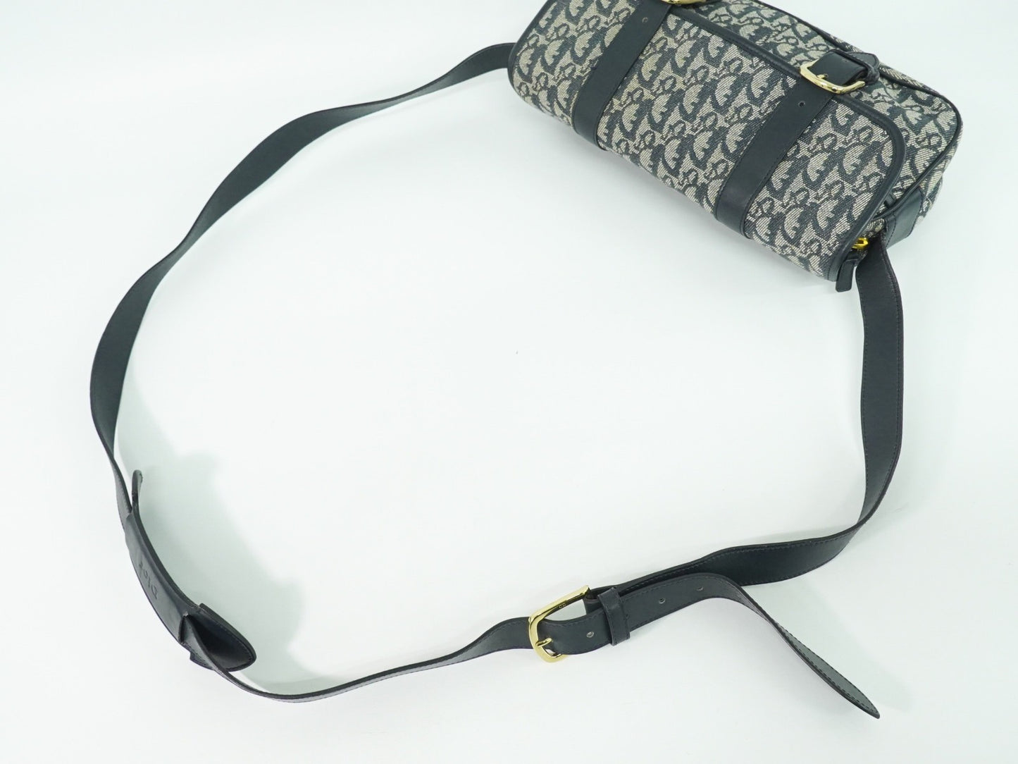 Christian Dior Trotter shoulder bag Canvas, GRAY, CANVAS, Shoulder bag