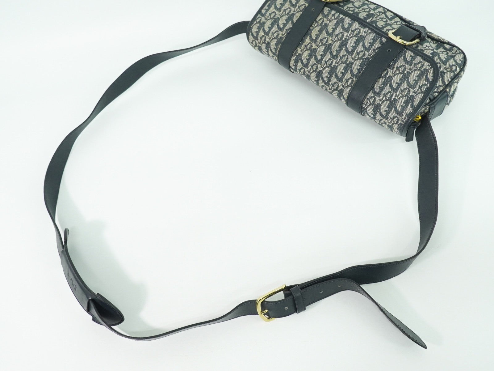 Christian Dior Trotter shoulder bag Canvas, GRAY, CANVAS, Shoulder bag