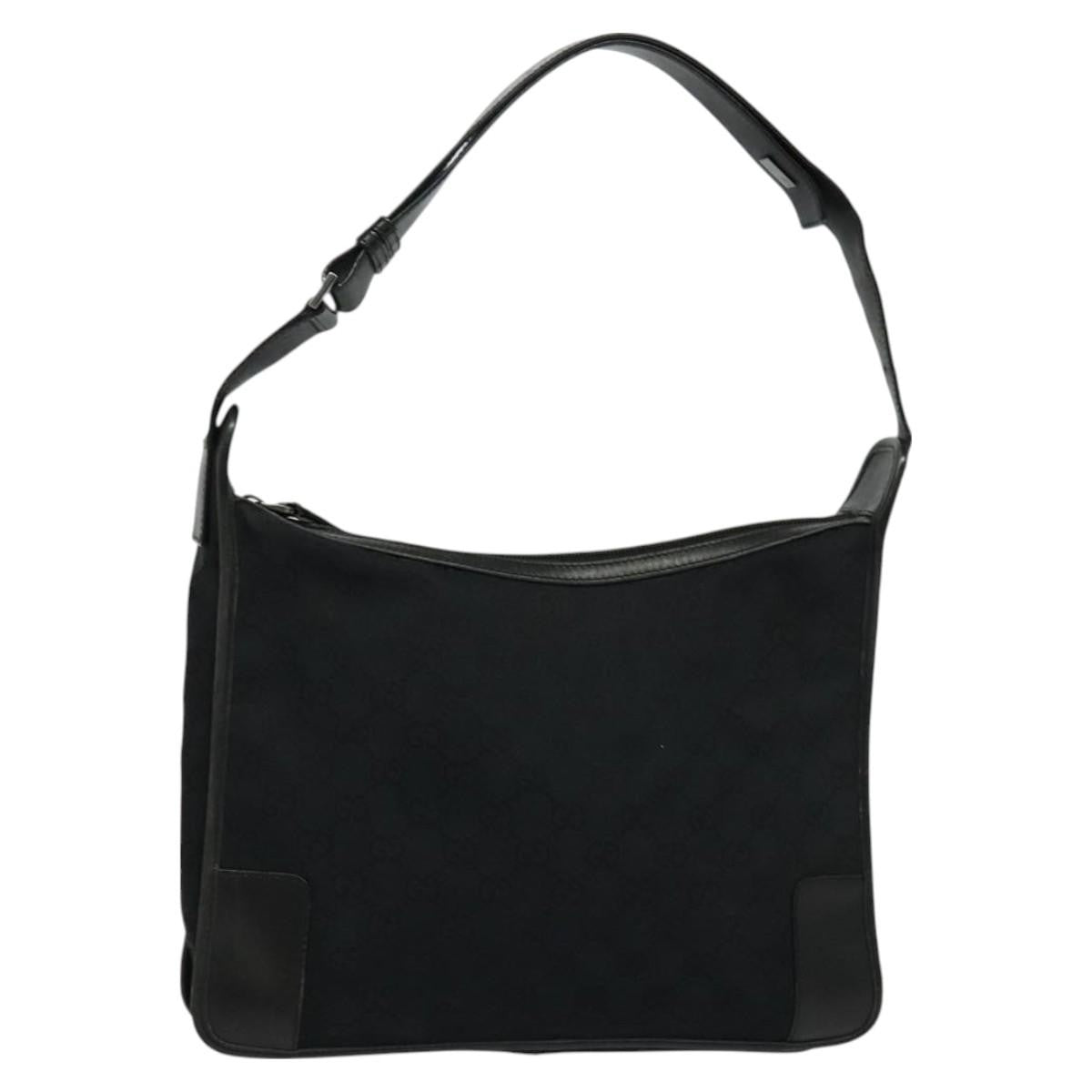 Gucci GG Canvas Bag Canvas, BLACK, CANVAS, Shoulder bag