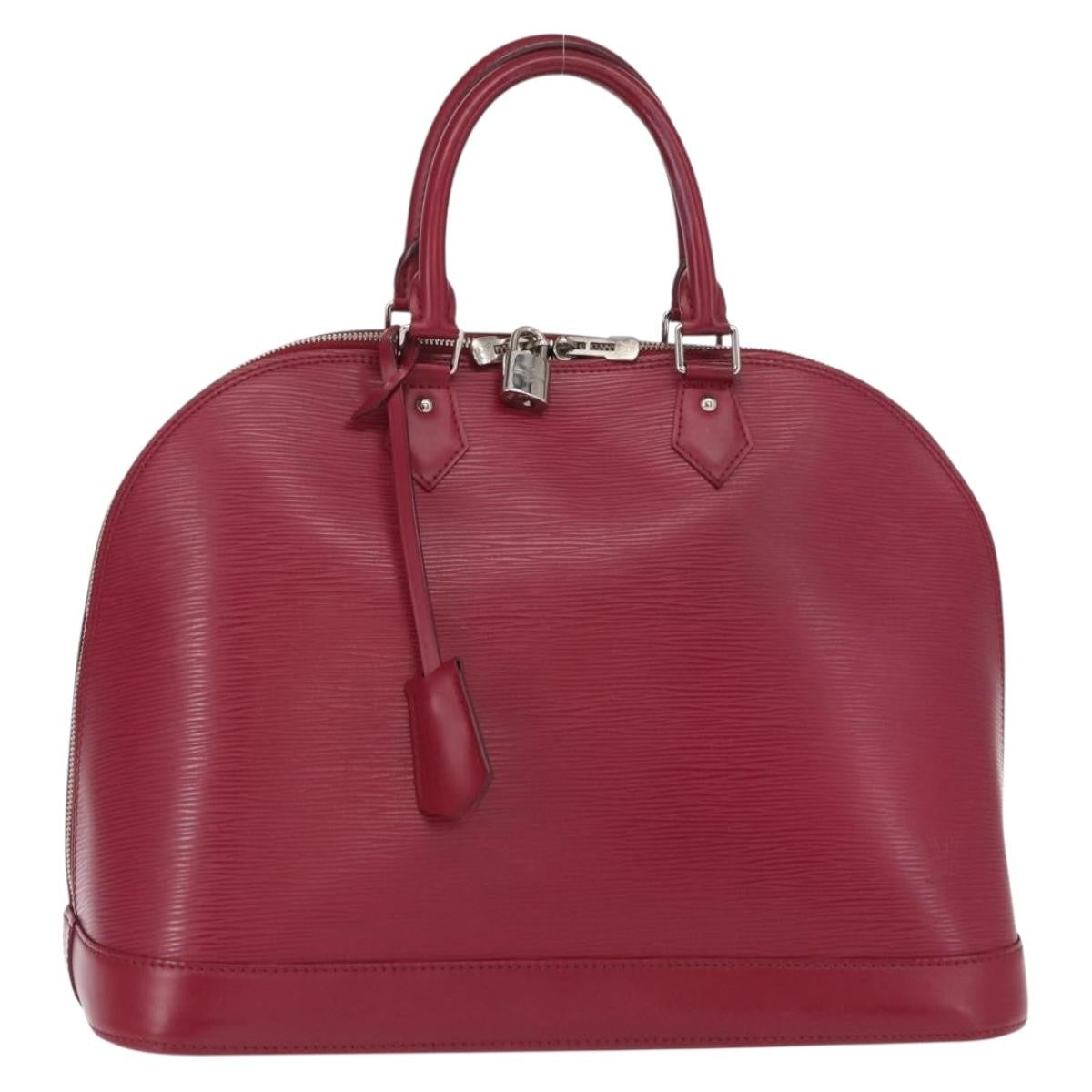 Louis Vuitton Alma Handbag Epi Leather, PINK, LEATHER, Handbag