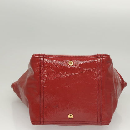 Saint Laurent Downtown Handbag Patent, RED, PATENT_LEATHER, Shoulder bag