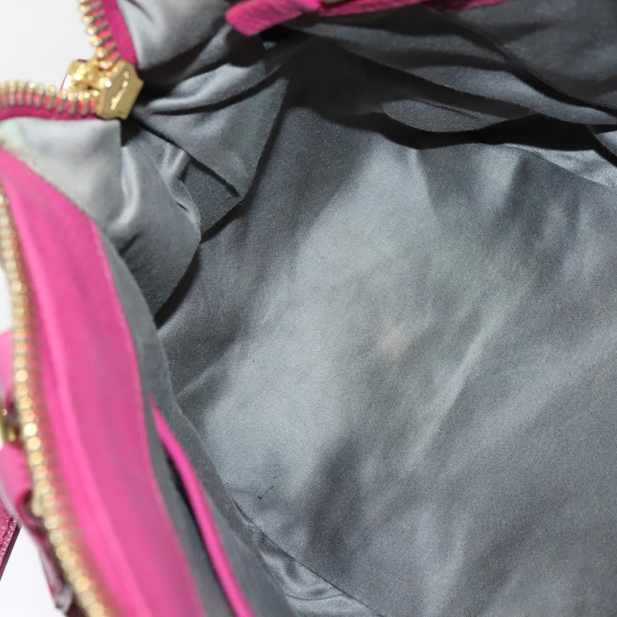 Miu Miu Madras Bowler Bag Leather, PINK, LEATHER, Handbag