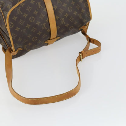 Louis Vuitton Saumur Handbag Monogram Canvas, BROWN, CANVAS, Shoulder bag
