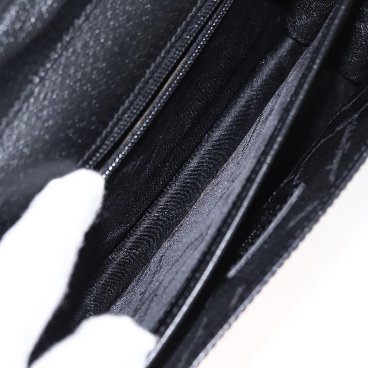 Salvatore Ferragamo Vintage clutch Bag Leather, BLACK, LEATHER, Clutche & pouche