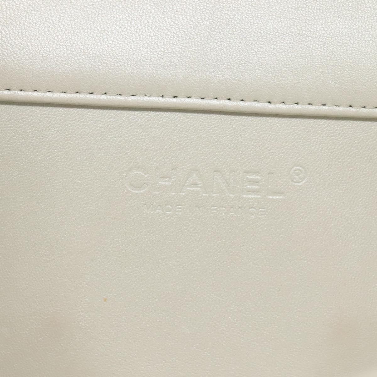 Chanel Midnight Swim Clutch Leather, GRAY, LEATHER, Clutche & pouche