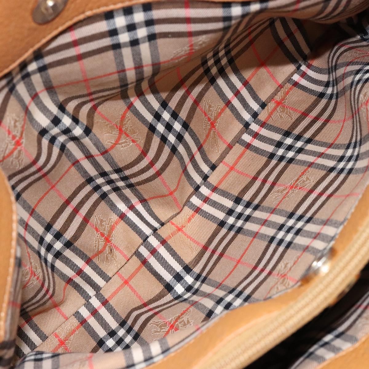 Burberry Handle Tote Leather, BEIGE, LEATHER, Tote bag