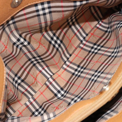 Burberry Handle Tote Leather, BEIGE, LEATHER, Tote bag