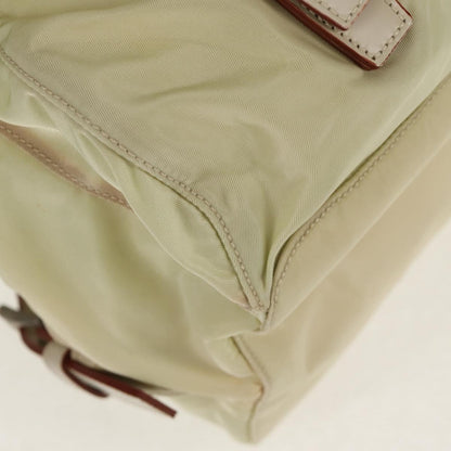 Prada Sac à dos Re-nylon nylon, BEIGE, NYLON, Backpack
