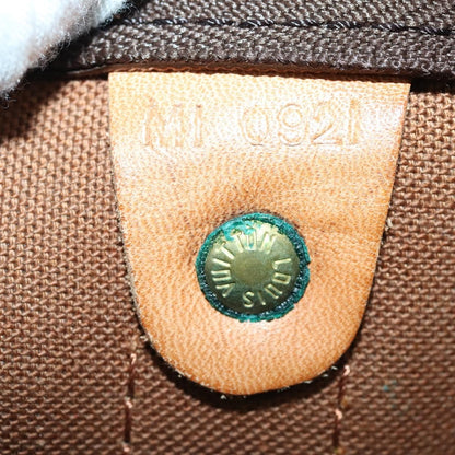 Louis Vuitton Keepall Bag Monogram Canvas, BROWN, CANVAS, Travel bag