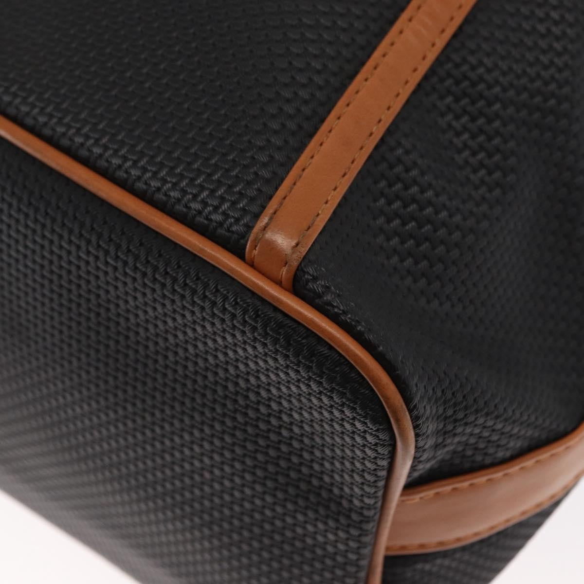 Saint Laurent Vintage Shoulder Bag Canvas, BLACK, CANVAS, Shoulder bag