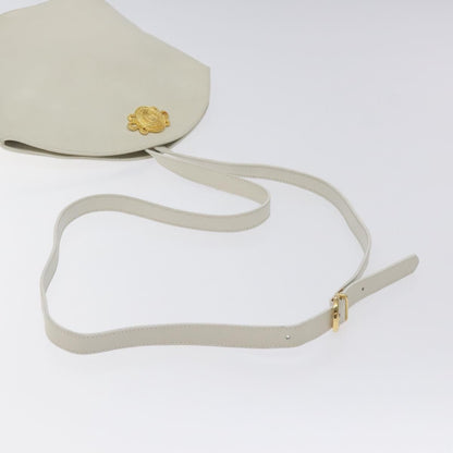 Salvatore Ferragamo Shoulder Bag Leather, WHITE, LEATHER, Shoulder bag