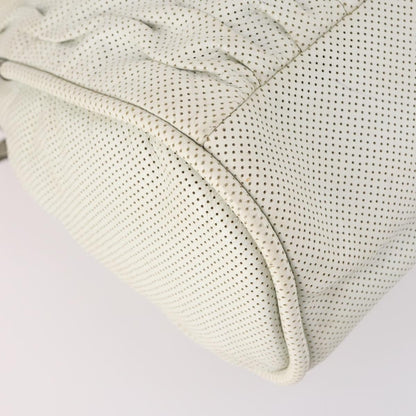 Chanel Vintage Chain Shoulder Bag Leather, ECRU, LEATHER, Shoulder bag