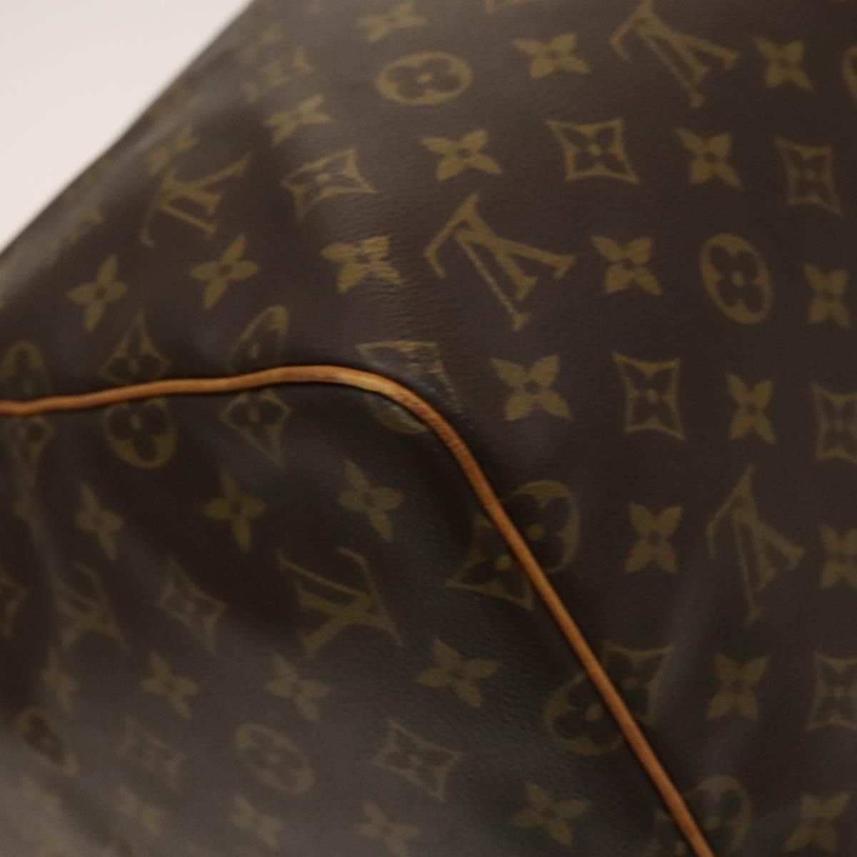 Louis Vuitton Keepall Bag Monogram Canvas, BROWN, CANVAS, Travel bag