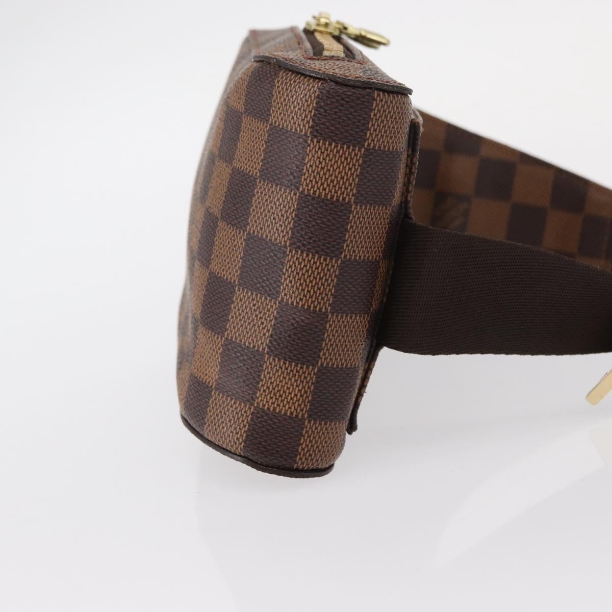Louis Vuitton Geronimos Waist Bag Damier, BROWN, CANVAS, Shoulder bag