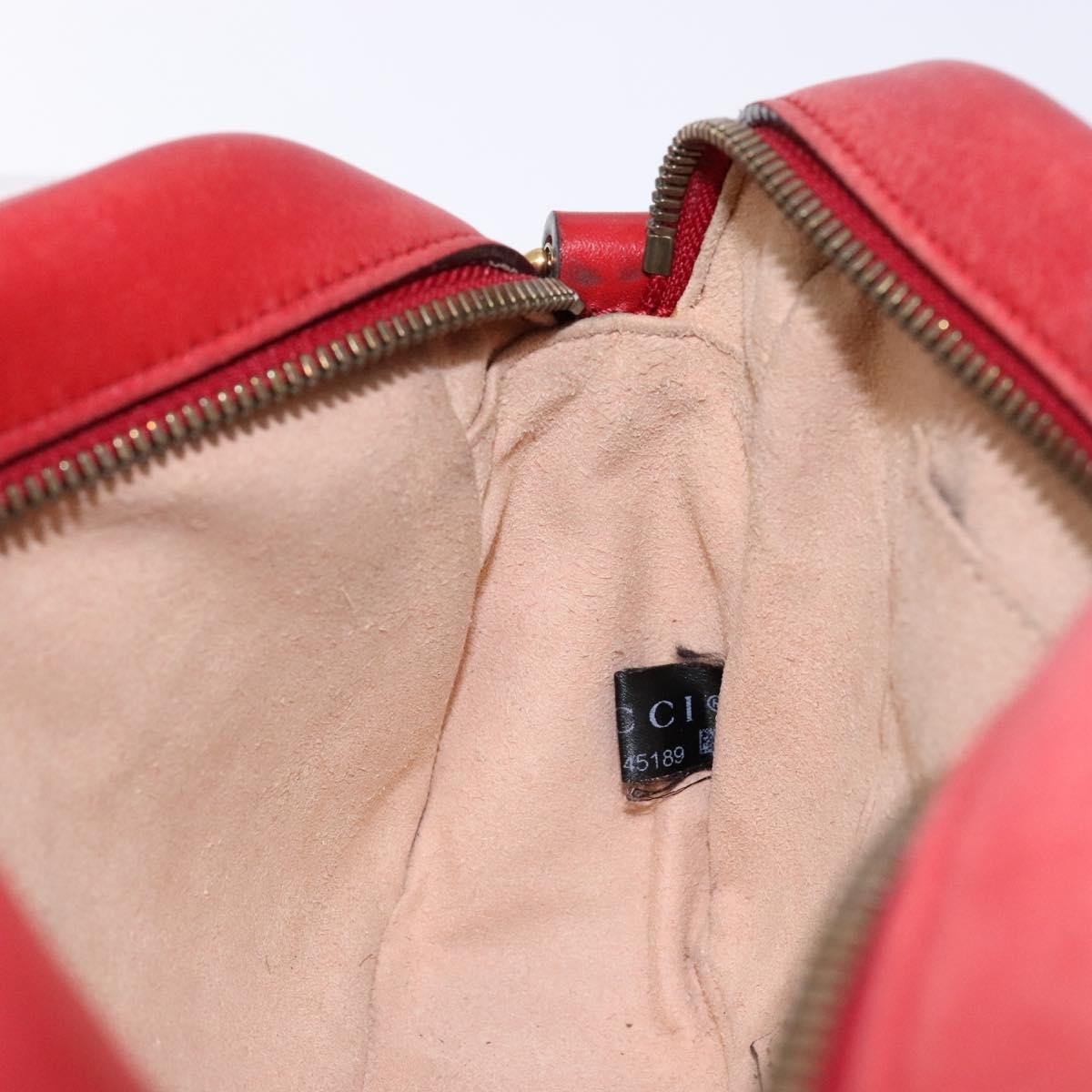 Gucci GG Marmont Triple Zip Chain Bag Matelasse Leather, RED, LEATHER, Shoulder bag