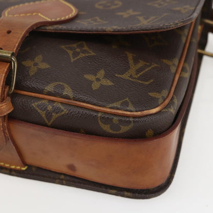 Louis Vuitton Cartouchiere Handbag Monogram Canvas, BROWN, CANVAS, Shoulder bag