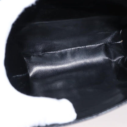 Salvatore Ferragamo Gancini Shoulder Bag Leather, BLACK, LEATHER, Shoulder bag