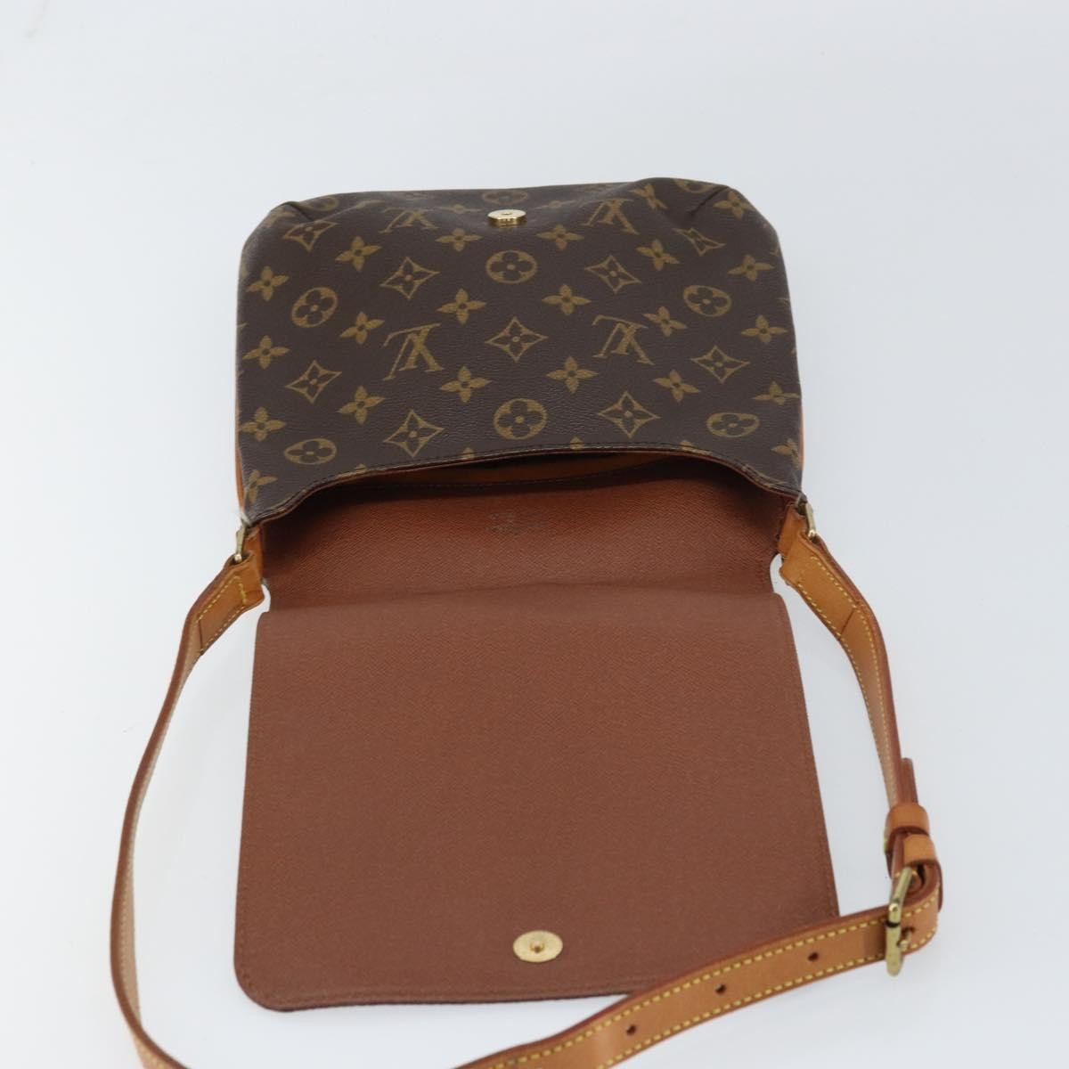 Louis Vuitton Musette Salsa Handbag Monogram Canvas, BROWN, CANVAS, Shoulder bag