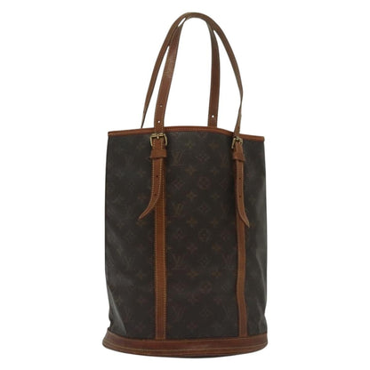 Louis Vuitton Bucket Bag Monogram Canvas, BROWN, CANVAS, Handbag