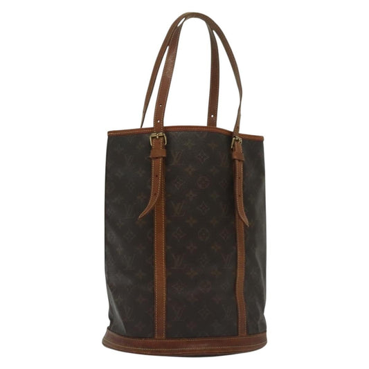 Louis Vuitton Bucket Bag Monogram Canvas, BROWN, CANVAS, Handbag