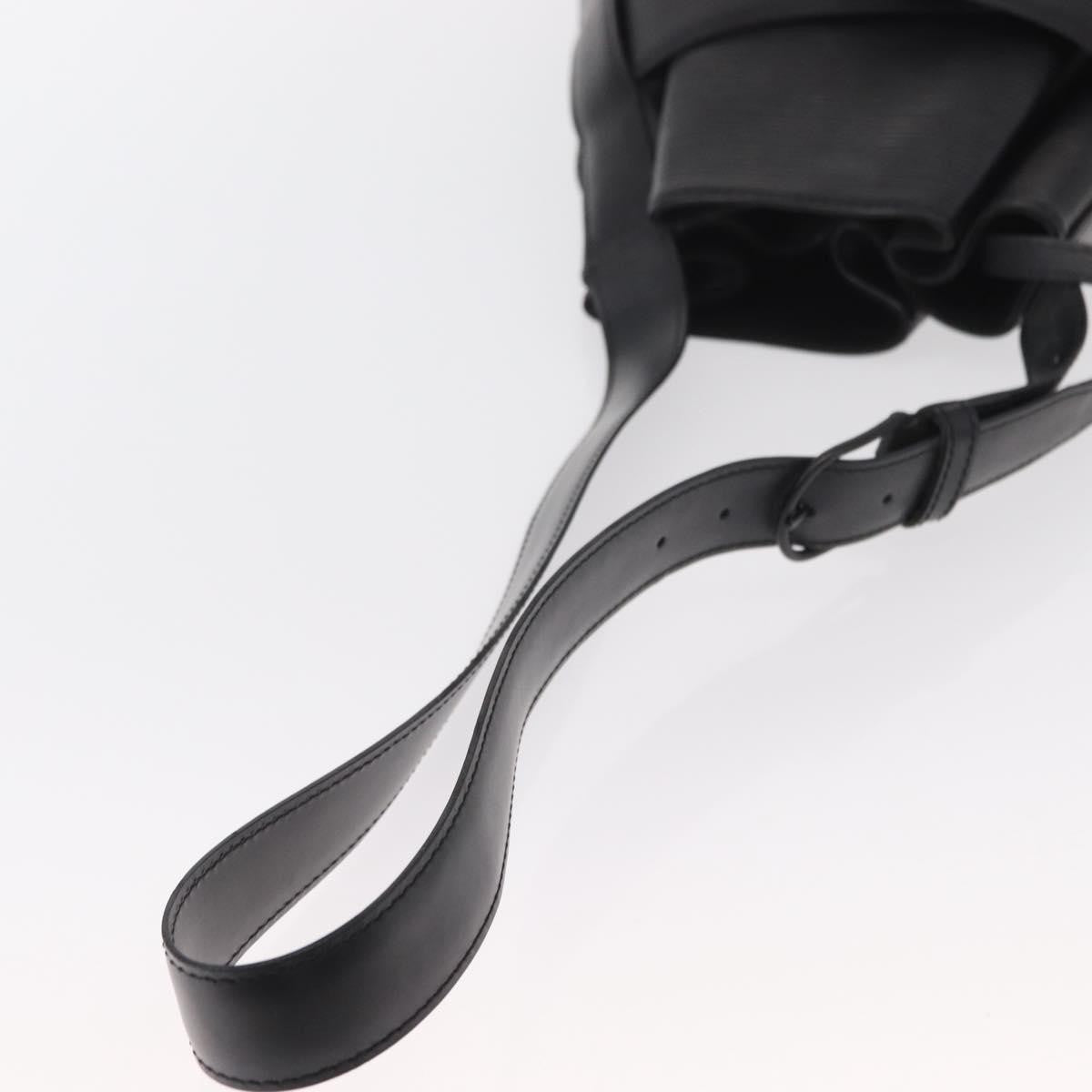 Louis Vuitton Vintage Sac d'Epaule Handbag Epi Leather, BLACK, LEATHER, Shoulder bag