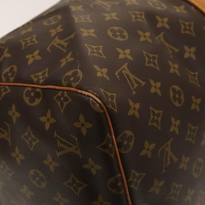 Louis Vuitton Keepall Bag Monogram Canvas, BROWN, CANVAS, Travel bag
