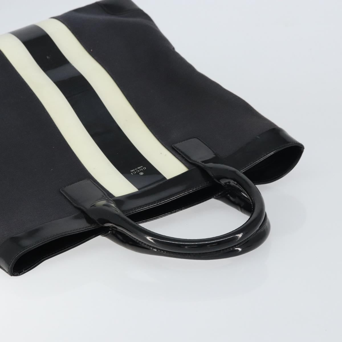 Gucci Vintage tote Canvas, BLACK, CANVAS, Tote bag